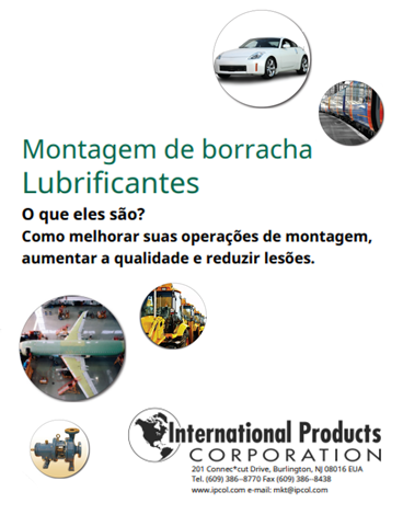 Montagem de borracha Lubrificantes